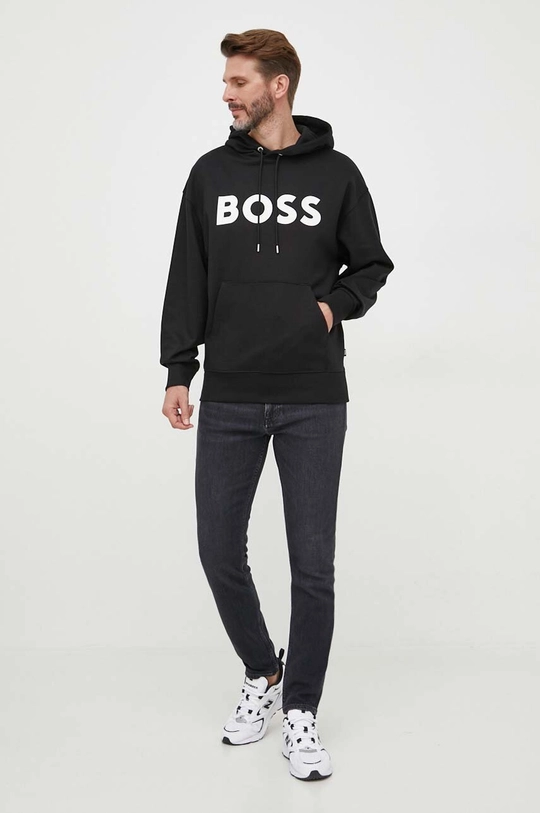 BOSS felpa in cotone