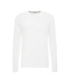 Maglia in spugna bianco bianco