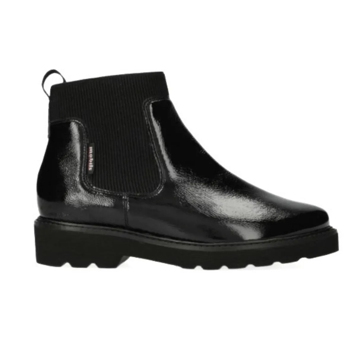 MEPHISTO STIVALETTO OANA VERNICE NERO  