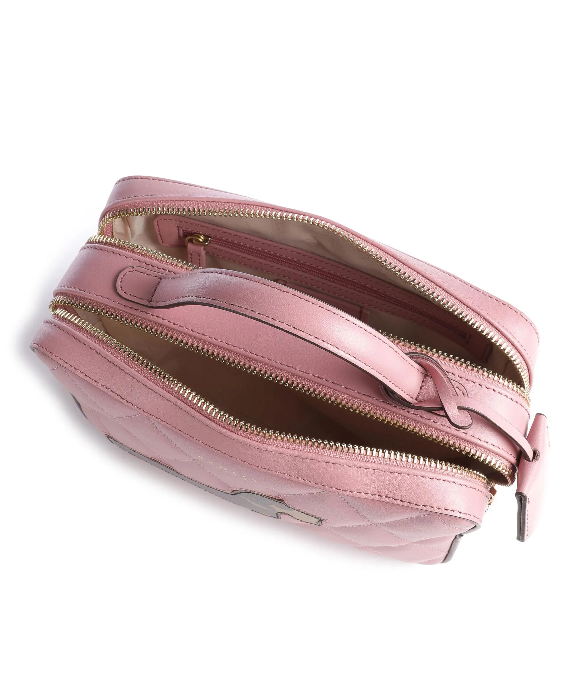  Radley London Radley And Friends Borsa a tracolla pelle a grana fine rosa  