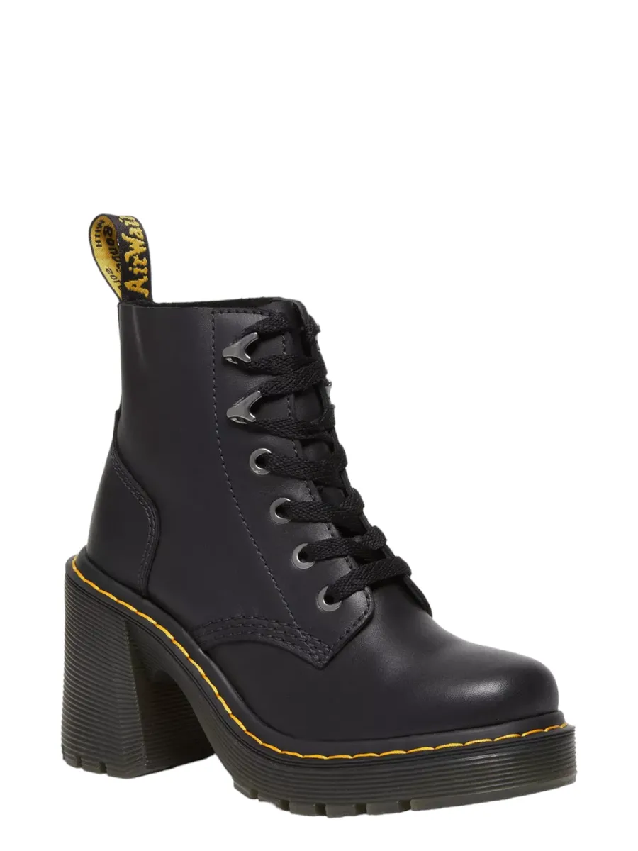 Stivali con tacco Jesy in pelle
