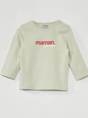 T-shirt a maniche lunghe - BLU