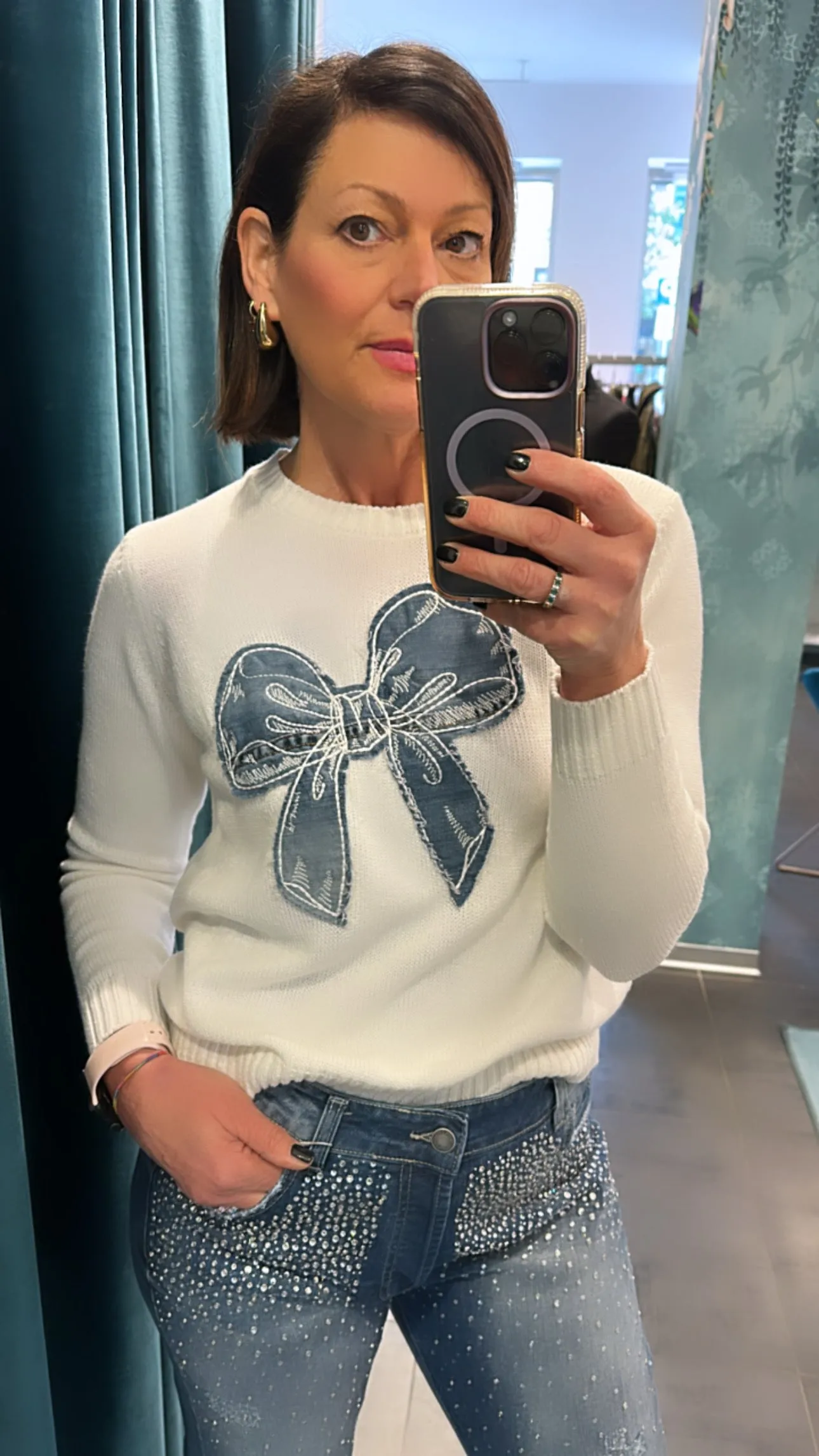 Tensione In - Maglia con fiocco