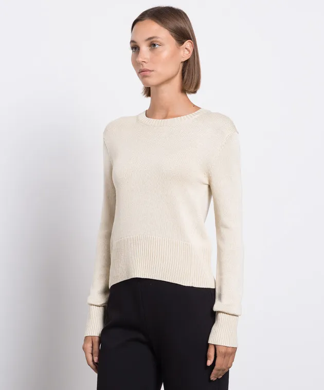 Toteme Maglia in seta beige 2335151342