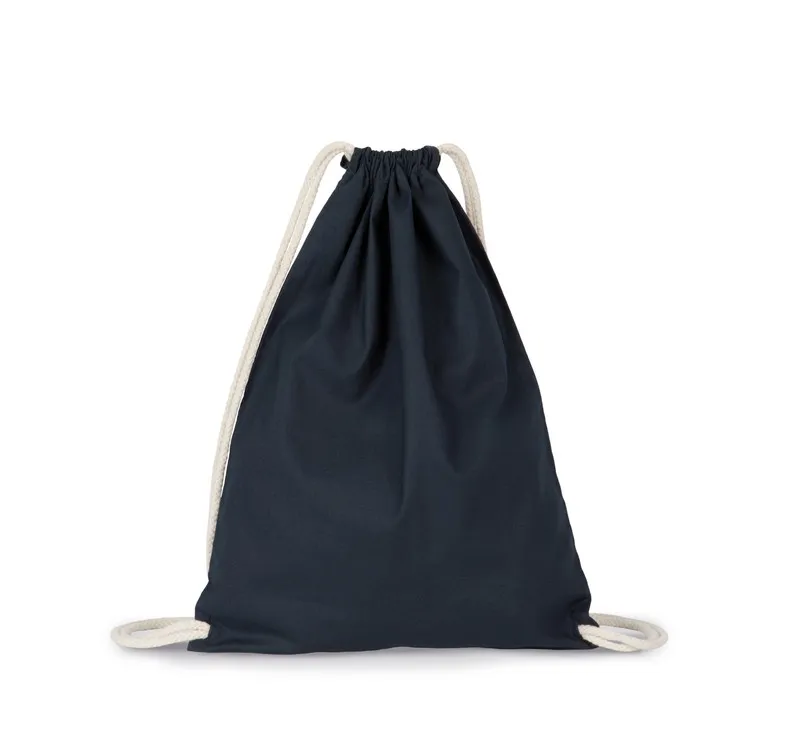 Zaino in cotone biologico con coulisse